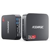 ACEMAGIC Mini PC, AMD Ryzen 5 7430U (6C/12T, tot 4,3 GHz), 16 GB DDR4 512 GB M.2 2280 SSD Mini ...