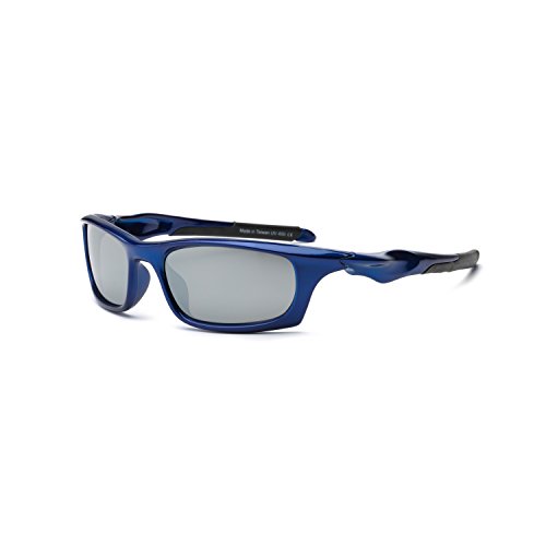 Real Shades Storm Sunglasses For Adults, Teens - 100% Uva Uvb Protection, Polycarbonate Lenses, Unbreakable, Wrap Around Frames - Perfect Sports Sunglasses (Youth 7+, Royal, Mirror Lens) #TOP30