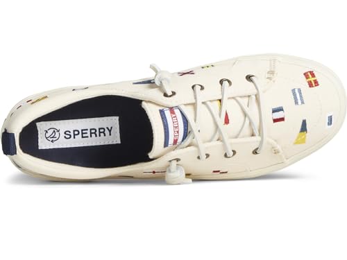 Image of Sperry Women's Crest Boat Smocked Hemp Sneaker