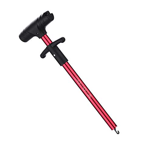Fishing Hook Remover, Fish Hook Separator Aluminum Hook Extractor T-Shaped Hook Puller (Red) #TOP3