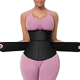 Women's Latex Underbust Corset Waist Training Cincher Belt Waist Snatcher for Women XL