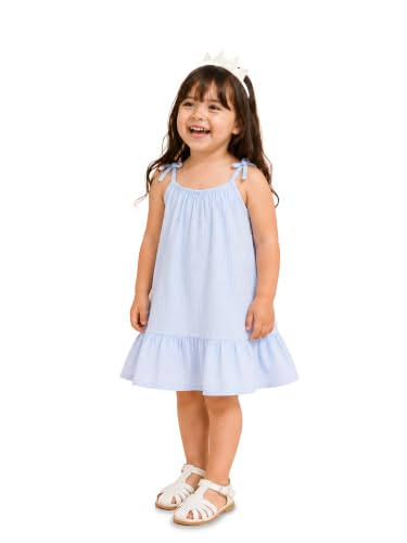 Image of Kidbea Cotton Girls Dress | Ultra-Soft Summer Wear Casual Dress for Kids