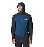 Mountain Hardwear Men's Stretch Ozonic Jacket, Blue Horizon, Medium
