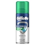 Gillette Series Soothing Shaving Gel for Men, Protects Against 5 Signs of Shaving Irritation, Shave Gel With Aloe Vera, Suitable for Sensitive Skin, 2.5 oz