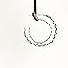 JIUIQL Unique Lightweight Minimalist 70s 80s 90s Vintage C Shaped Acrylic Resin Dangle Drop Earrings Fashion Geometric Black White Grid Hoop Earrings for Women Statement Jewelry Gifts (Big Green)