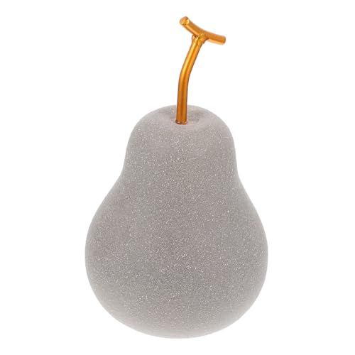 Alipis 1pc Simulated Fruit Ornaments Norse Decor Pear Collection Figurine Fake Apples Tabletop Decor Decorative Fruit Ornament Home Accessories Miniatures Christmas Ceramics Photo