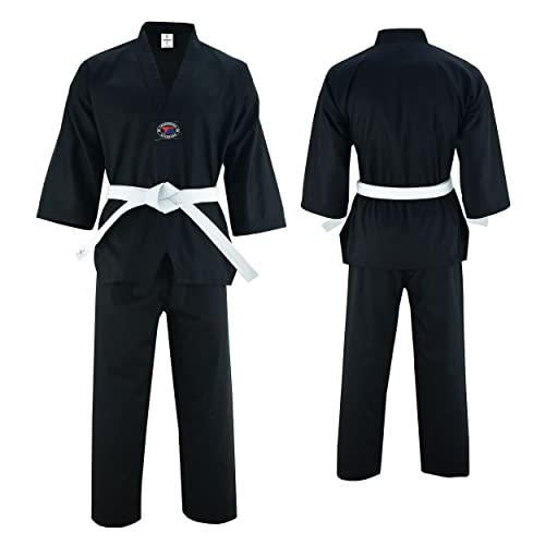 Generic J1040-1060 Regular Taekwondo Gi Uniform Set 8Oz Ultra Light Tkd Suit thumb #1