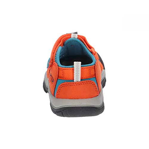 Keen Newport H2 Closed Toe Water Sandals, Safety Orange/Fjord Blue, 3 Us Unisex Big Kid #TOP5