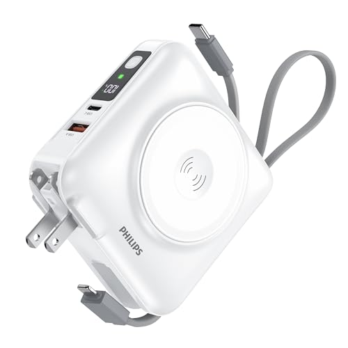 Philips モバイルバッテリー コンセント一体型 DLP4351CW 31M3FMymxGL.jpg