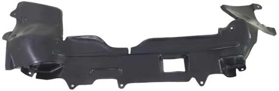 Compatible with 92-00 Civic 93-97 del Sol Front Engine Splash Shield Undercar Cover Guard Black Plastic Air Deflector