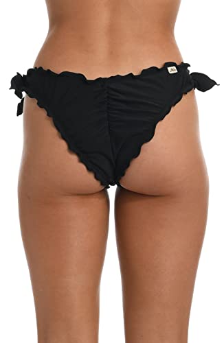 Hobie Women's Side Tie Merrow Hipster Bikini Swimsuit Bottom2