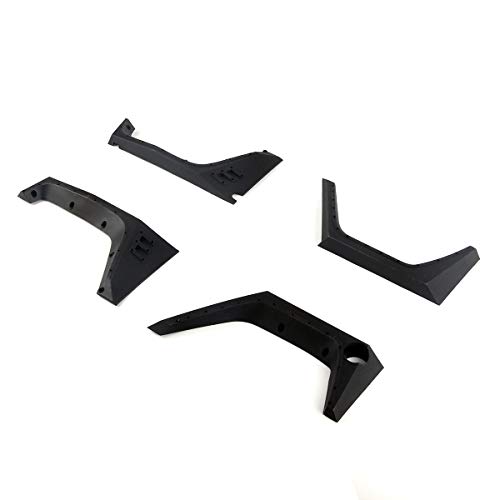LCX Racing 1/10 RC Crawler Auto Nylon Schmutzfänger Fender Flare für Axial SCX10 II Wranger Body (4 Stück), Upgrades Parts Zubehör