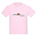 CafePress Grand Cayman Sunset Kinder T-Shirt Gr. Medium, hellrosa