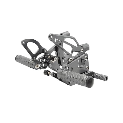 Repose-pieds arrière réglables pour R6 R6S en aluminium CNC de haute précision