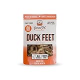 Gaines Pet Duck Feet for Dogs – 80 Count, Natural Chews with Glucosamine, Chondroitin & Collagen – Single Ingredient Dog Treats, Grain-Free, USA Made, Joint & Dental Health Support