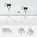 Neewer Light Stand All Metal with 180° Reversible Legs, 70