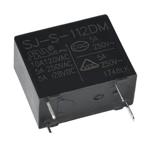 Relais de puissance 5 broches pour projets de domotique et circuits 5V 12V 24V