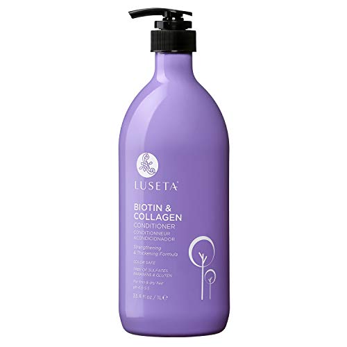 Luseta Biotin & Collagen Conditioner Thickening For Hair Loss & Fast Hair Growth - Infused With Argan Oil To Repair Damaged Dry Hair - Sulfate Free Paraben Free 33.8Oz #TOP23