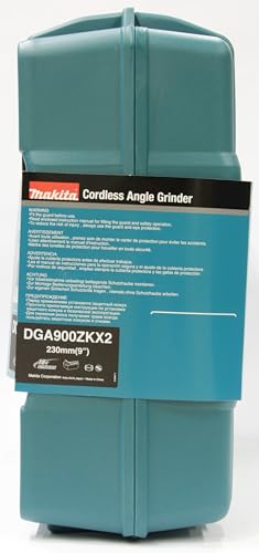 Meuleuse d'angle sans fil Makita DGA900ZKX2, 2x18V, sans batterie ni chargeur