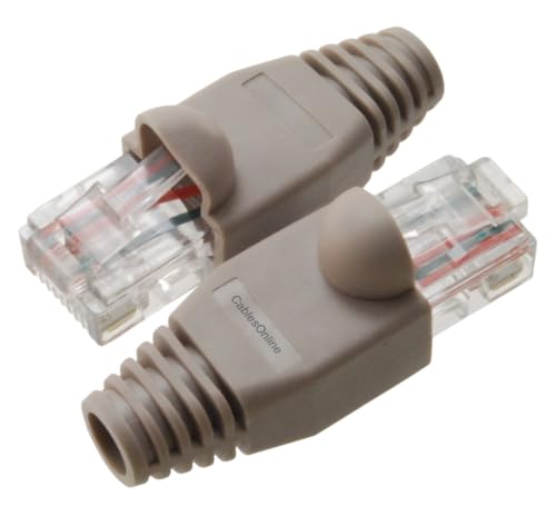 Image of CablesOnline 6-Pack 10 /100 Ethernet Loopback Plug, Pinout 1-to-3, 2-to-6, Gray TS-UL01-6