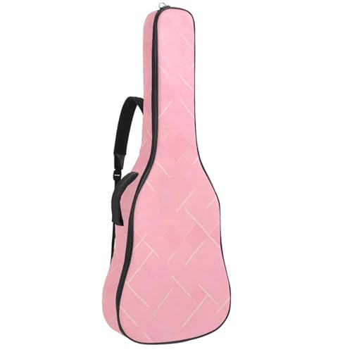 Sac pour guitare imperméable rose pour transporter votre musique partout