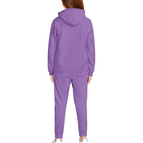 Kids Tracksuit Athletic Sweatsuits Pullover Hoodie Sweatpant Clothing Set2