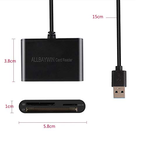Hub Multi Leitor Cartão Memoria Sd Sdhc Tf Cf Ms Micro Sd