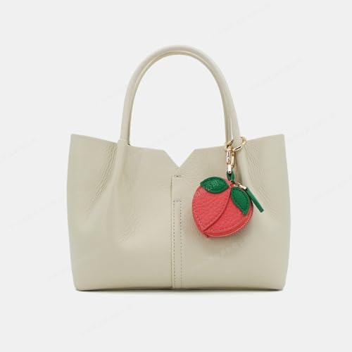 Fruit series coin purse keychain bag, mini fruit small bag, simple and fresh strawberry gift pendant2