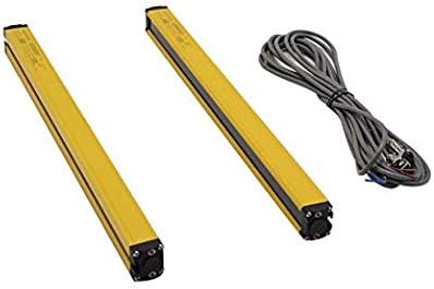 Miniatura 2 de CGOLDENWALL Cortinas de luz de seguridad Sensor de protección de seguridad Pantalla de luz y vigas 10 & Altura de detección 16.929 in con 2 pares