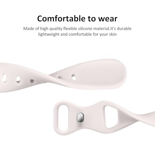 Image of Acrbiutu Bands Compatible with Apple Watch 38mm 40mm, Slim Thin Narrow Replacement Silicone Sport Strap for iWatch SE Series 1 /2 /3 /4 /5 /6, Ironstone 38mm /40mm
