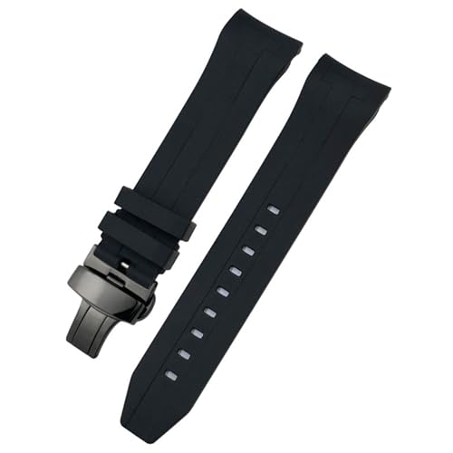 Bracelet de montre silicone incurvé premium pour Tissot T120407A