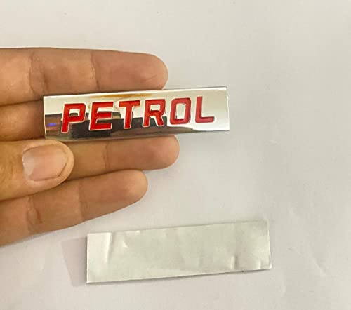 Image of Emblems for Car & Bike Metal Lo.go and Grill Me.tal Lo.go, Auto Accessories for Car Emblem 3D Badge Auto Racing Sport Sticker Grand Tourer Decal. (Petrol Chrome RED Sticker)