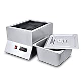 Fácil de limpiar: el juego de fondue eléctrico contiene una olla exterior de acero inoxidable de diseño elegante, una olla interior de cerámica extraíble, el juego de fondue se puede limpiar por separado después de quitar el cable de alimentación para facilitar la limpieza después de la cena
