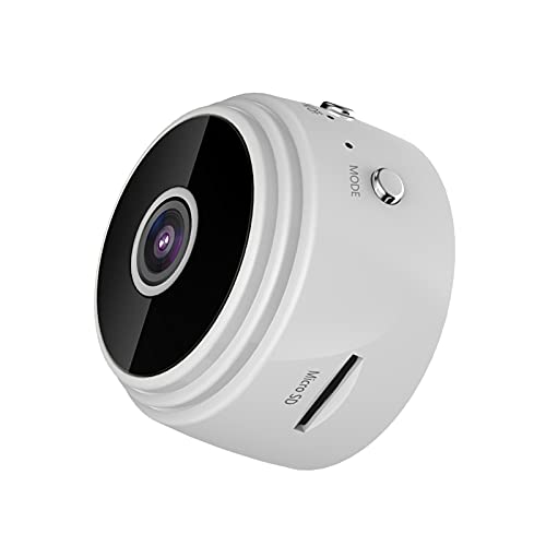 Moniss 1080P WiFi Mini câmera filmadora filmadora 150 ° Grande angular IR Detecção de movimento 128