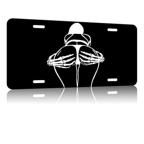 Avant-Garde Aesthetics.Personalized Vanity License Plate, Decorative Aluminum Metal Cute and