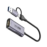 usb instant video pour capturer des jeux sur console, des webinaires en direct ou des présentations de conférence tout en maintenant la synchronisation son/vidéo sur les plateformes de streaming