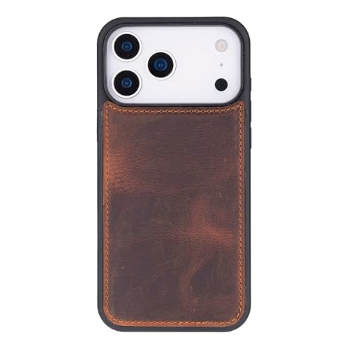 Étui en cuir véritable pour iPhone 17 Pro Max protégeant l'écran - 6