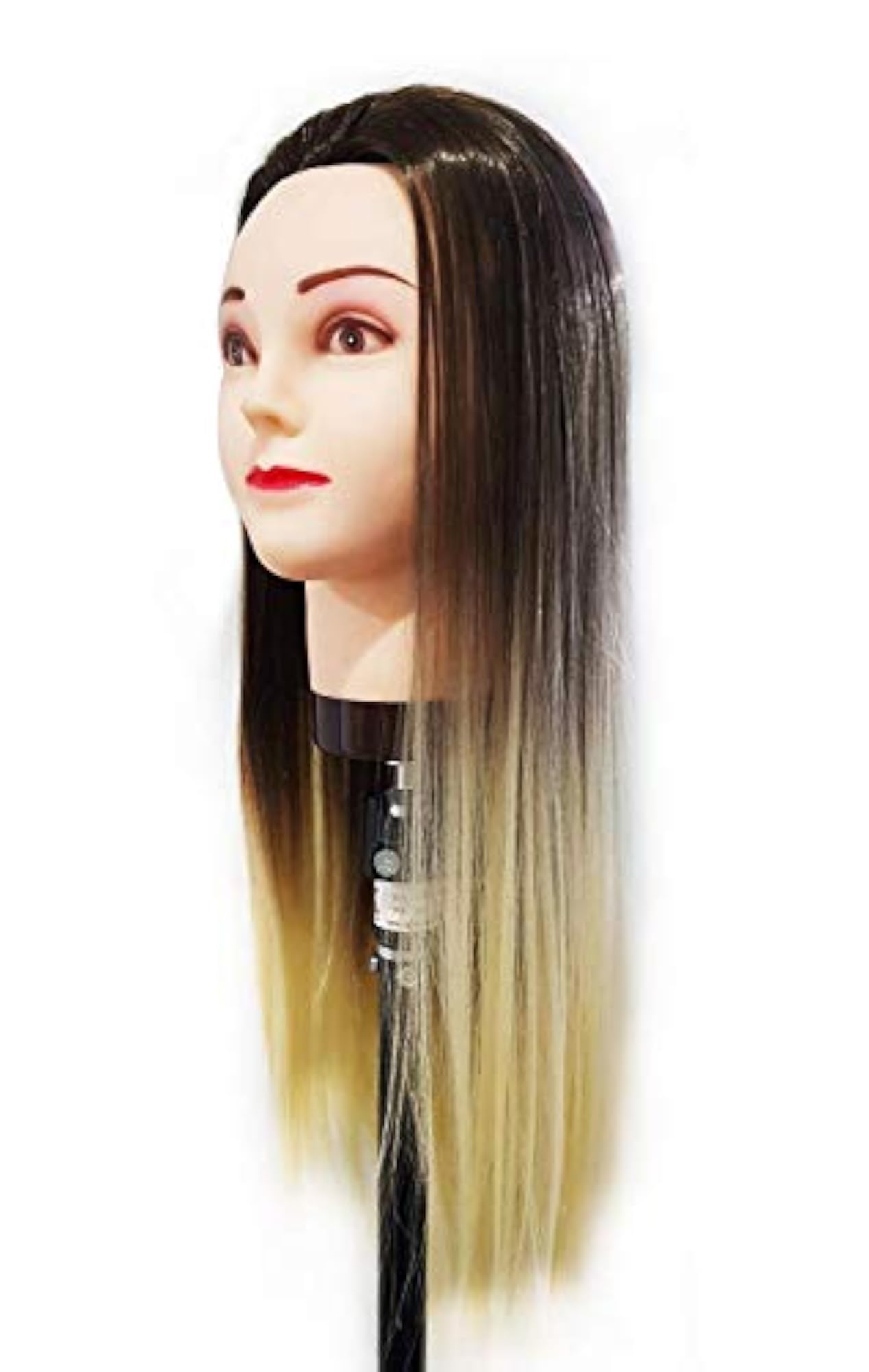 Full Head Straight Hair Dummy for Hair Styling Practice