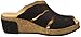 El Naturalista Womens Leaves 5009 Wedge Mule Shoes, Black, EU 38 / US 8