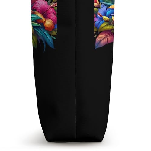 Bolso tote con banda de flores tropicales Aloha miniatura 3
