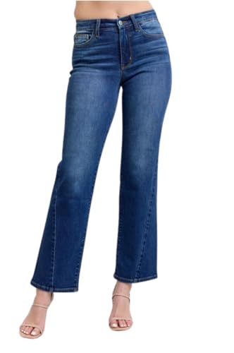 Judy Blue Side Seam Detail Straight Jeans