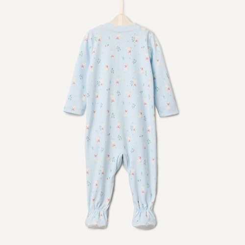 Image of Amazon Essentials x Sofia Grainge Unisex Babies' Cotton Footed Sleep and Play One-piece Bodysuit, Pack of 2