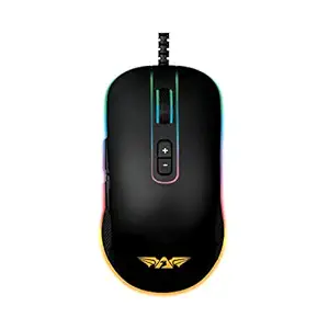 Falcon III Compact Wired Gaming Mouse, 10,000 CPI with The 3325 AVAGO Sensor, Lightweight Optical Pro Gaming Computer Mouse, Multi-Color RGB Mouse with 7 Programmable Buttons, Wired Mouse