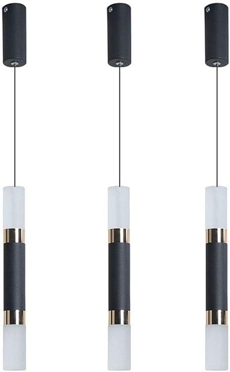 Luminaire LED pour îlot de cuisine haut de gamme et lot de 3 suspensions modernes luxe