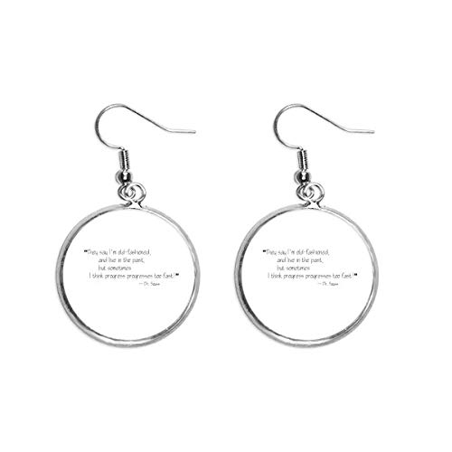 Pendiente de plata minimalista joyería geométrica de cerámica fina