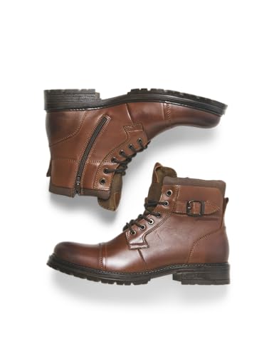 Image of JACK & JONES mens Jfwdexter Leather Boot Sn