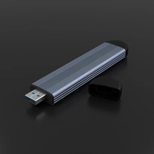 2X Caja para SSD M.2 a USB 3.1 Gen 2 10Gbps NVME miniatura 2