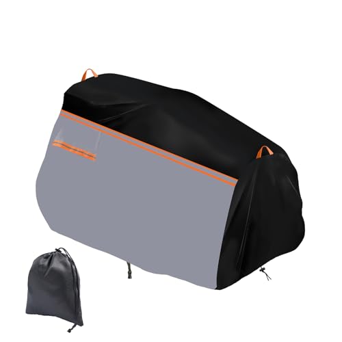 luolety Bâche de Tracteur à Gazon 600D, imperméable Anti-poussière résistante aux UV Coupe-Vent, Anti-Pluie Housse de Protection pour Tondeuse à Gazon...