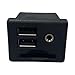 DEKKRYNFV Doppia porta USB Jacks Card Interfacce Per ATS 13581213 13599454 13581210 13526854 Jack Console Centrale Accessori Auto Doppia porta USB immagine