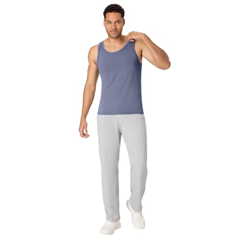 Image of Hanes Mens Originals Tri-Blend Tank Top, Lightweight Tanks for Men, Sleeveless Tank Shirt